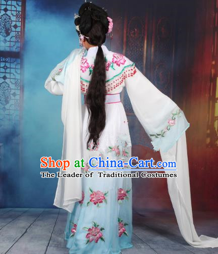 Traditional China Beijing Opera Niche Costume Gifted Scholar Embroidered Robe and Hat Ancient Chinese Peking Opera Embroidery Clothing