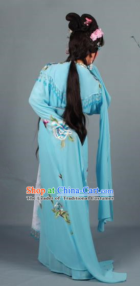 Traditional China Beijing Opera Niche Costume Gifted Scholar Embroidered Robe and Hat Ancient Chinese Peking Opera Embroidery Clothing