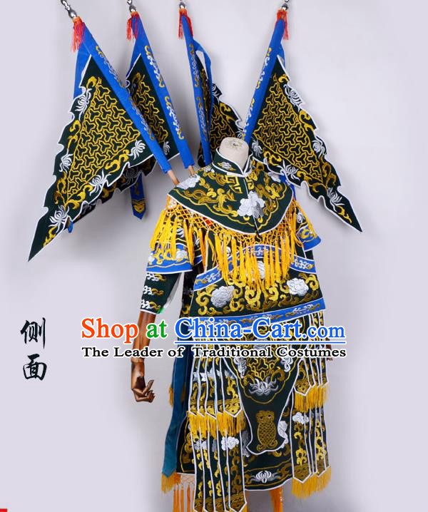 Traditional China Beijing Opera Niche Costume Gifted Scholar Embroidered Robe and Headwear Ancient Chinese Peking Opera Embroidery Clothing