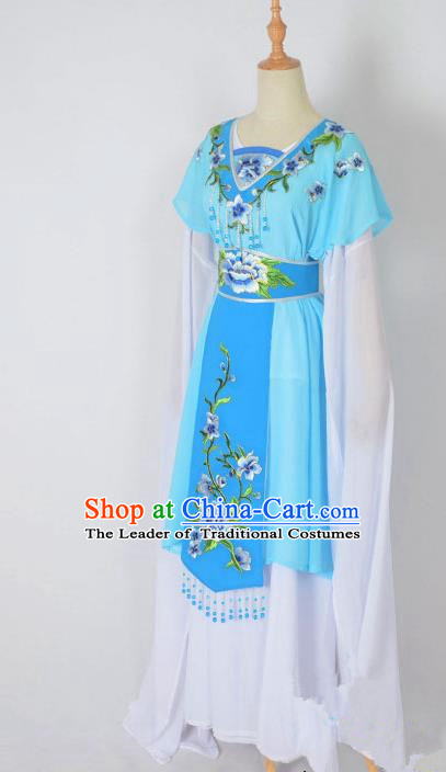 Traditional Beijing Opera Costume Ancient Chinese Young Women Dress Clothing