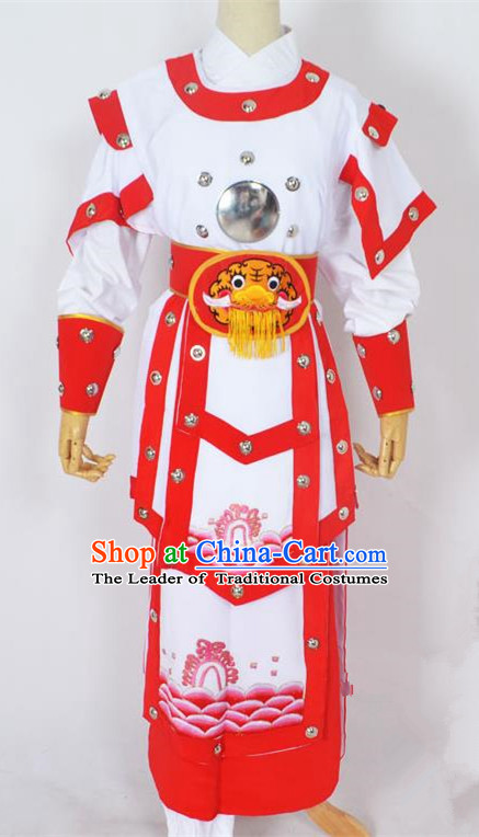 Traditional Chinese Professional Peking Opera Takefu General Costume, China Beijing Opera Martial Arts Warrior Embroidered Clothing