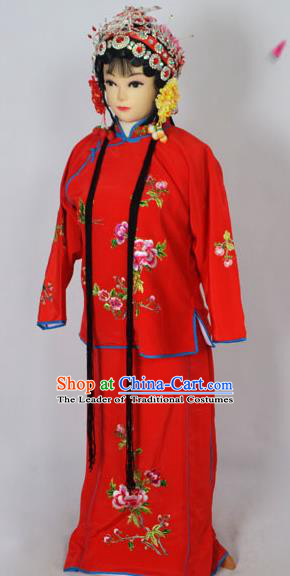 Traditional Beijing Opera Costume Ancient Chinese Young Women Dress Clothing