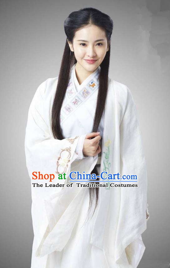 Traditional Chinese Song Dynasty Princess Costume and Headpiece Complete Set, China Ancient Infanta Hanfu Dress Clothing for Women