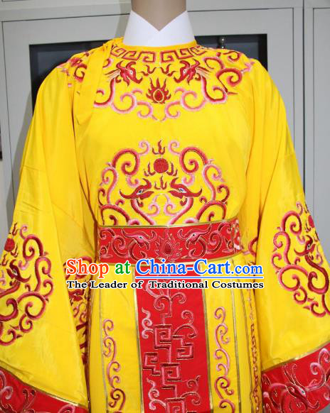 Traditional China Beijing Opera Costume Gifted Scholar Embroidered Robe and Hat Ancient Chinese Peking Opera Embroidery Clothing