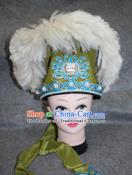 Traditional Handmade Chinese Ancient Classical Hair Accessories Peking Opera Niche Hat, China Beijing Opera Scholar Headwear