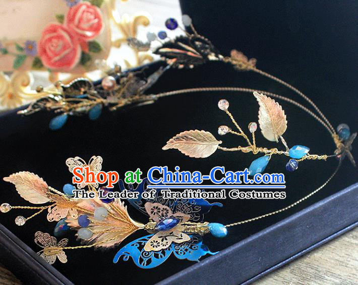 Traditional Handmade Chinese Ancient Classical Hair Accessories Barrettes Hair Clasp, Hanfu Hair Fascinators for Women