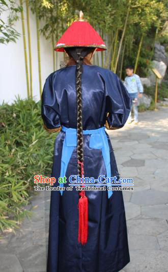 Traditional China Beijing Opera Costume Gifted Scholar Embroidered Robe and Hat Ancient Chinese Peking Opera Embroidery Clothing