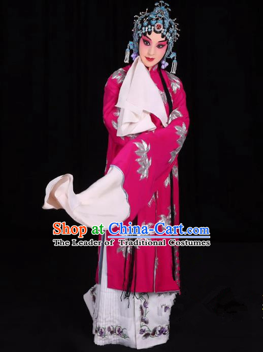 Traditional China Beijing Opera Niche Costume Gifted Scholar Embroidered Robe and Headwear Ancient Chinese Peking Opera Embroidery Clothing