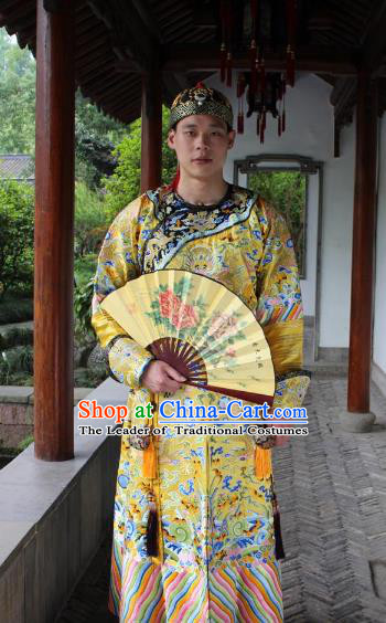 Traditional China Beijing Opera Costume Gifted Scholar Embroidered Robe and Hat Ancient Chinese Peking Opera Embroidery Clothing