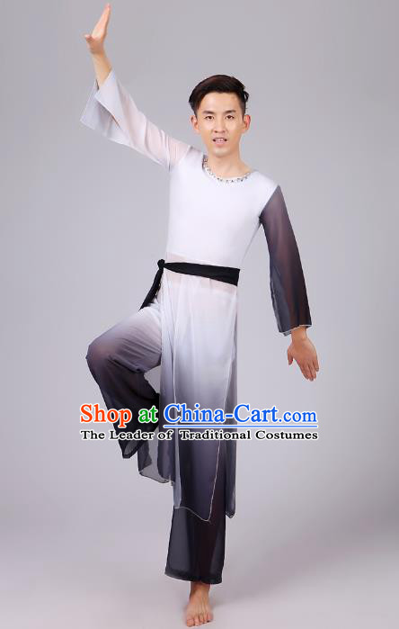 Traditional Chinese Yangge Fan Dancing Costume Modern Dance Dress Clothing and Headwear