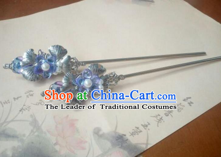 Traditional Chinese Ancient Classical Handmade Palace Lady Hairpin Hair Accessories, Hanfu Hair Stick Hair Fascinators Hairpins for Women
