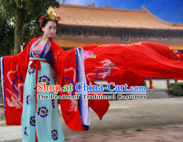 Ancient Chinese Costume Chinese Style Wedding Dress Tang Dynasty hanfu princess wedding Clothing