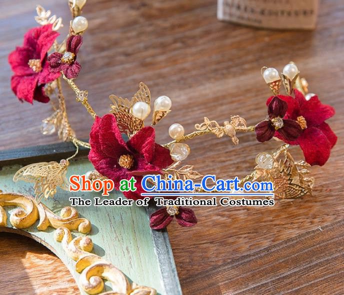 Chinese Hair Jewelry Accessories Hairpins Headwear Headdress Hair Crown for Women