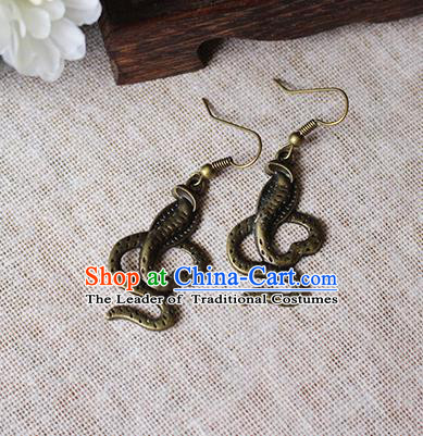 Chinese Handmade Classical Accessories Hanfu Earrings, China Xiuhe Suit Tassel Eardrop for Women