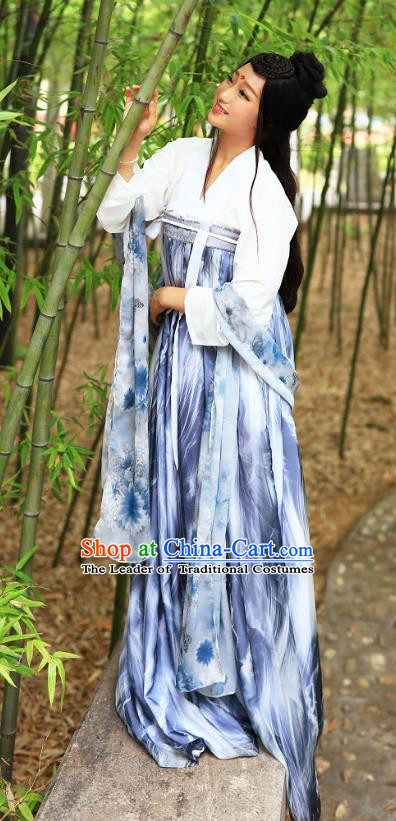 Ancient Chinese Costume hanfu Chinese Style Wedding Dress Tang Dynasty princess Clothing
