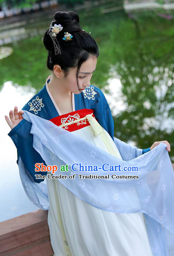 Ancient Chinese Costume hanfu Chinese Style Wedding Dress Tang Dynasty princess Clothing