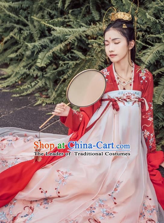 Ancient Chinese Costume hanfu Chinese Style Wedding Dress Tang Dynasty princess Clothing