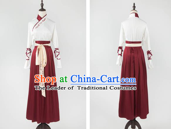 Ancient Chinese Costume hanfu Chinese Style Wedding Dress Tang Dynasty princess Clothing