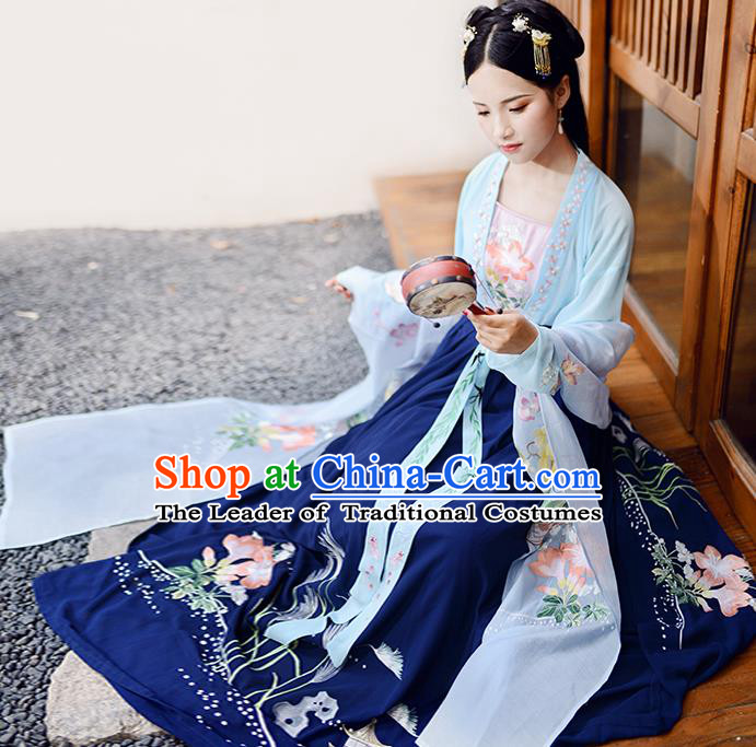 Ancient Chinese Costume hanfu Chinese Wedding Dress Tang Dynasty princess Clothing