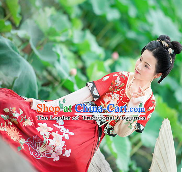 Ancient Chinese Costume hanfu Chinese Wedding Dress Tang Dynasty princess Clothing