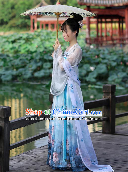 Ancient Chinese Costume hanfu Chinese Wedding Dress Tang Dynasty princess Clothing