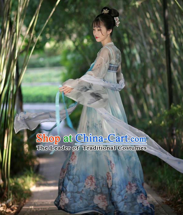 Ancient Chinese Costume hanfu Chinese Wedding Dress Tang Dynasty princess Clothing