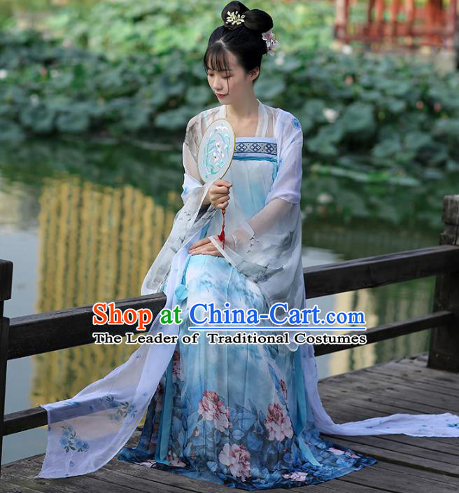 Ancient Chinese Costume hanfu Chinese Wedding Dress Tang Dynasty princess Clothing