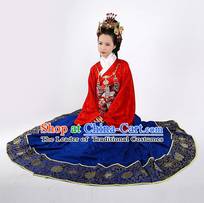 Ancient Chinese Costume hanfu Chinese Wedding Dress Tang Dynasty princess Clothing