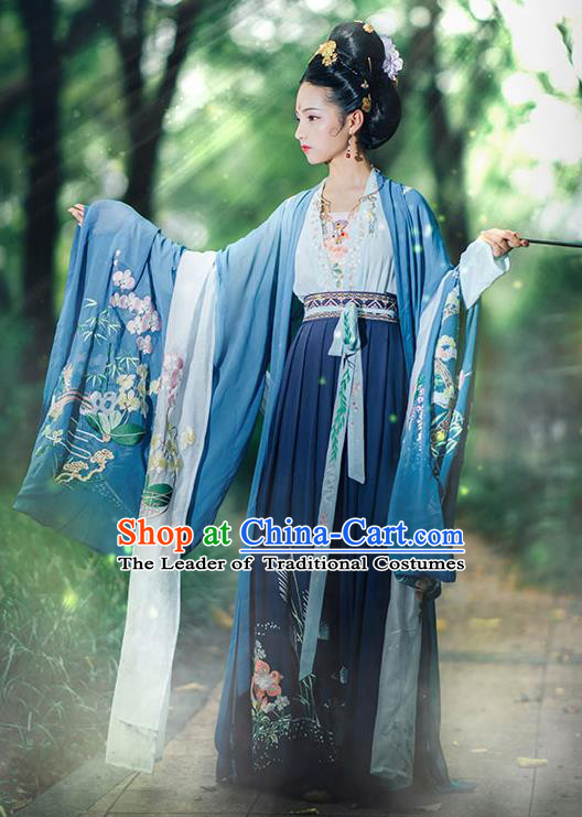 Ancient Chinese Costume hanfu Chinese Wedding Dress Tang Dynasty princess Clothing