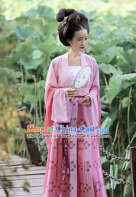 Ancient Chinese Costume hanfu Chinese Wedding Dress Tang Dynasty princess Clothing