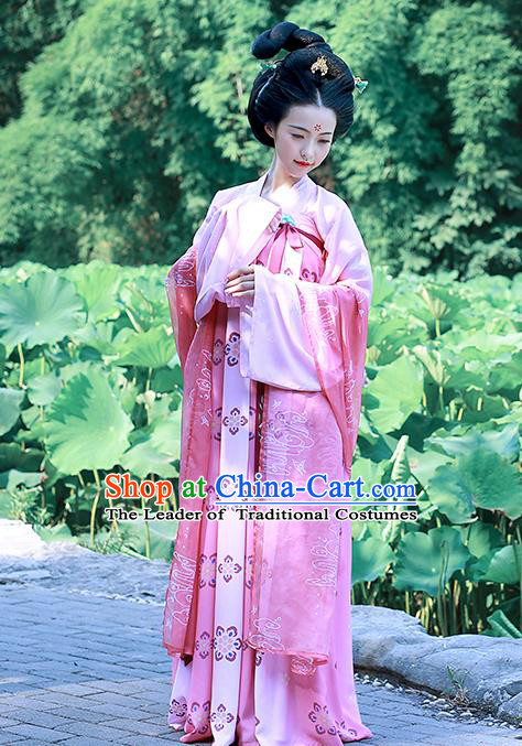 Ancient Chinese Costume hanfu Chinese Wedding Dress Tang Dynasty princess Clothing