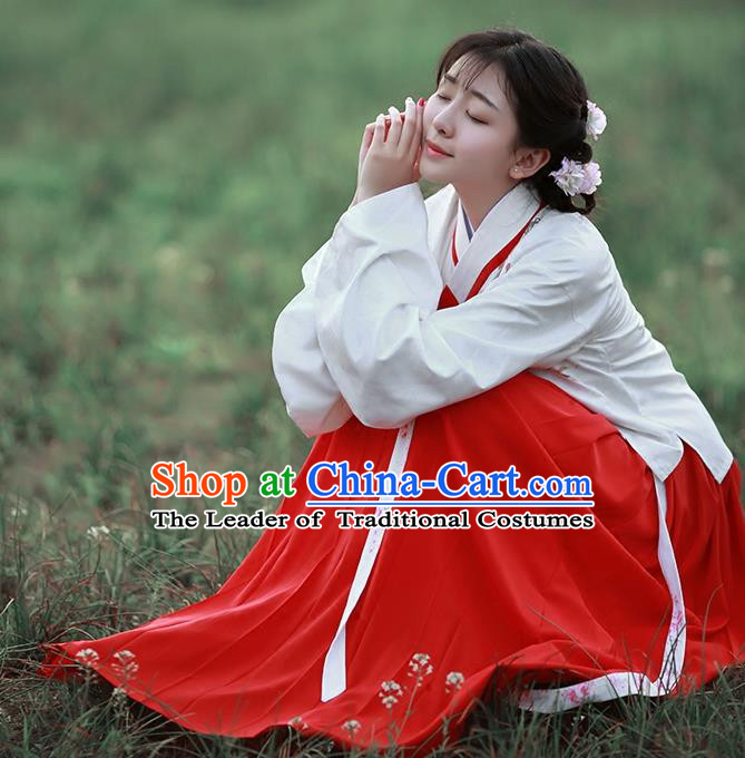 Ancient Chinese Costume hanfu Chinese Wedding Dress Tang Dynasty princess Clothing