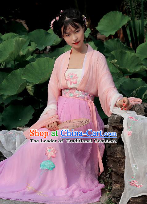 Ancient Chinese Costume hanfu Chinese Wedding Dress Tang Dynasty princess Clothing