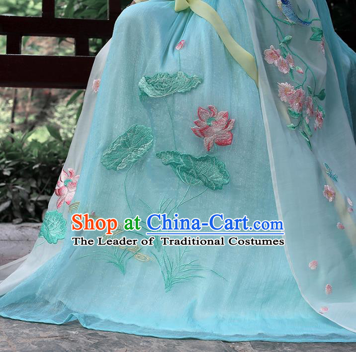 Ancient Chinese Costume hanfu Chinese Wedding Dress Tang Dynasty princess Clothing