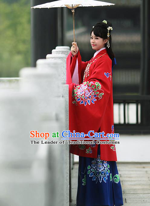 Ancient Chinese Costume hanfu Chinese Wedding Dress Tang Dynasty princess Clothing