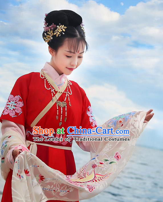 Ancient Chinese Costume hanfu Chinese Wedding Dress Tang Dynasty princess Clothing