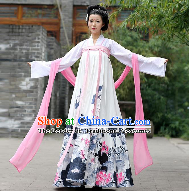 Ancient Chinese Costume hanfu Chinese Wedding Dress Tang Dynasty princess Clothing