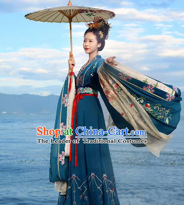 Ancient Chinese Costume hanfu Chinese Wedding Dress Tang Dynasty princess Clothing