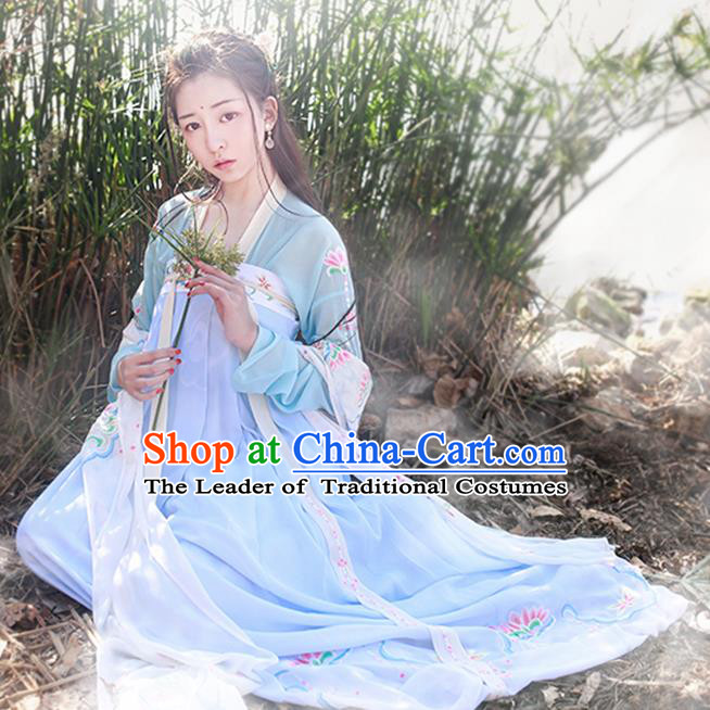 Ancient Chinese Costume hanfu Chinese Wedding Dress Tang Dynasty princess Clothing