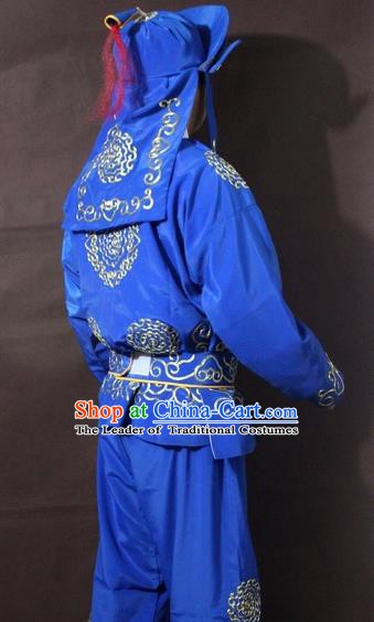 Traditional China Beijing Opera Costume Gifted Scholar Embroidered Robe and Hat Ancient Chinese Peking Opera Embroidery Clothing