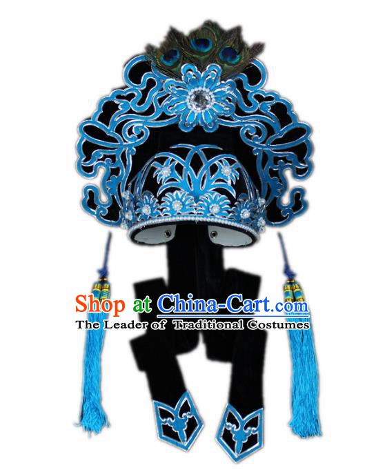 Traditional China Beijing Opera Scholar Hats, Chinese Peking Opera Niche Headwear