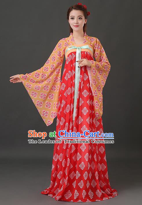 Ancient Chinese Tang Dynasty Palace Lady Costume China Traditional Princess Clothing for Women