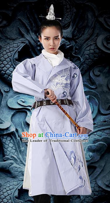 Traditional Chinese Tang Dynasty Swordsman Costume Ancient Imperial Bodyguard Embroidered Clothing for Women