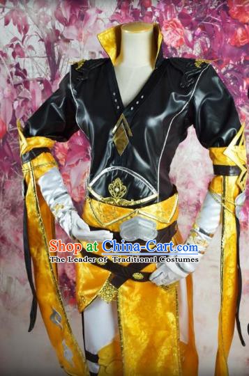 Traditional Chinese Ancient Cosplay Costume Ming Dynasty Swordsman Clothing for Men