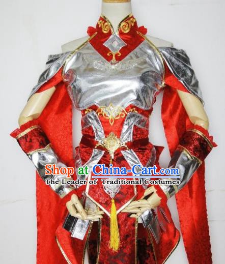 Traditional Chinese Ancient Cosplay Young Lady Costume Ming Dynasty Swordsman Clothing for Women