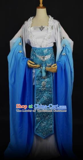 Traditional Chinese Ancient Princess Hanfu Costume Han Dynasty Palace Lady Dress Clothing for Women