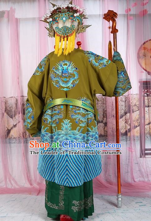 Traditional China Beijing Opera Costume Gifted Scholar Embroidered Robe and Hat Ancient Chinese Peking Opera Embroidery Clothing