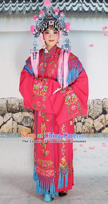 Chinese Beijing Opera Nobility Lady Embroidered Costume, China Peking Opera Actress Embroidery Clothing