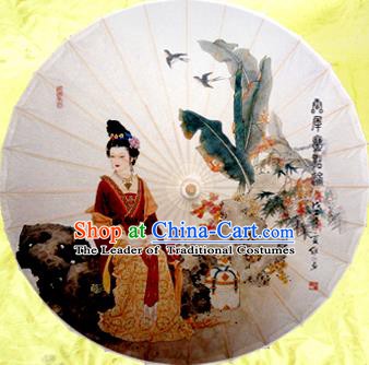 Handmade China Traditional Dance Wedding Umbrella Classical Palace Lady Oil-paper Umbrella Stage Performance Props Umbrellas