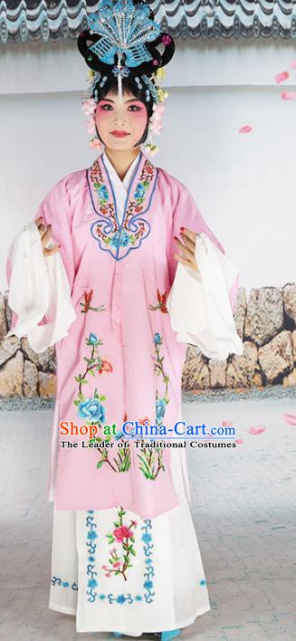 Traditional China Beijing Opera Costume Gifted Scholar Embroidered Robe and Hat Ancient Chinese Peking Opera Embroidery Clothing